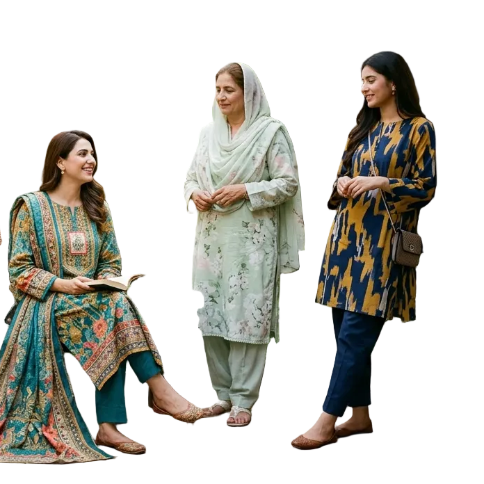 Lawn fabrics for women